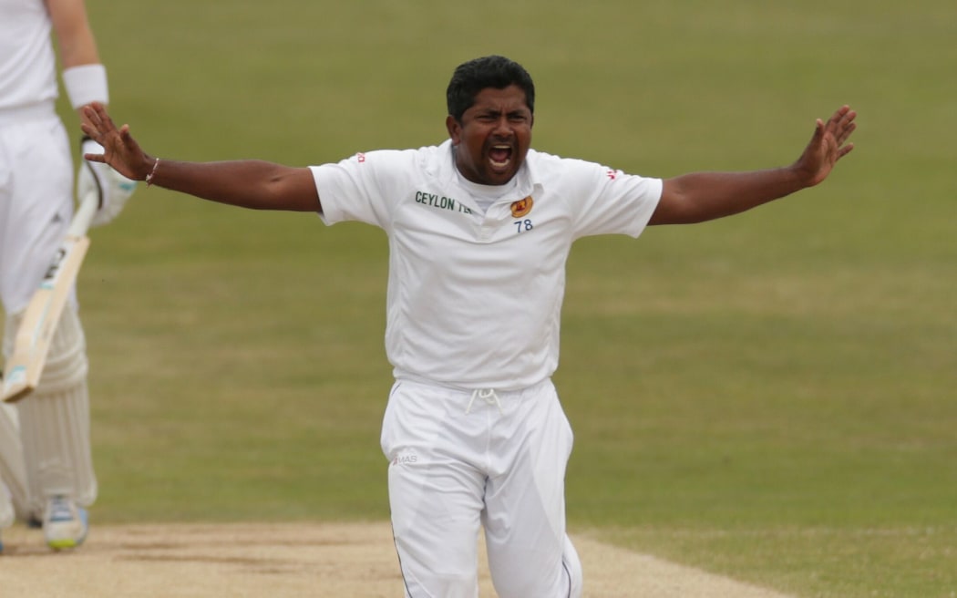 Sri Lankan cricketer Rangana Herath.