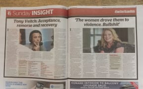 How the controversial Tony Veitch article appeared in the herald on Sunday last weekend.