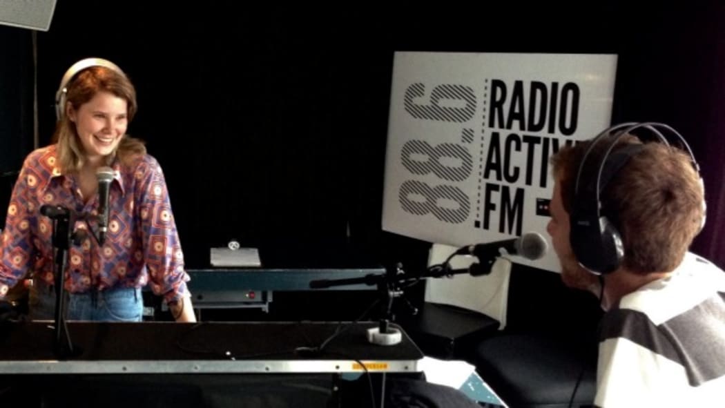 Lauren Spring and Liam Kennedy from Radio Active's Thursday drive show.