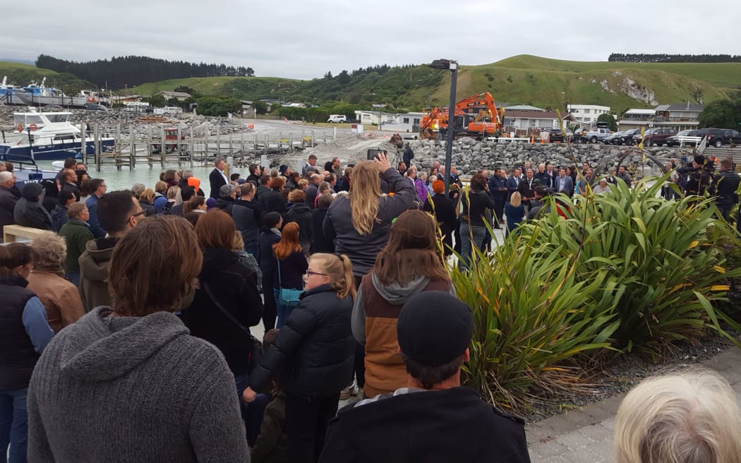 The blessing of the marina and harbour in Kaikōura was led by Rūnanga o Kaikōura.