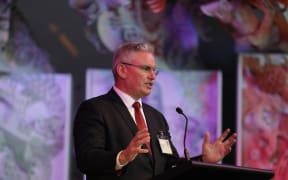 Kelvin Davis at the launch of the Tiaki Promise campaign.