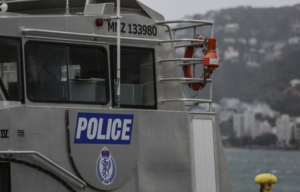 08092016 Photo: Rebekah Parsons-King. New Zealand Maritime Police boat.