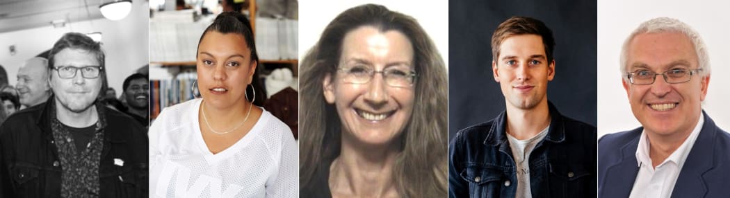 Dr Brett Nicholls, Leonie Hayden, Dr Anne Begg, Sam Stutchbury, Dr John Williams
