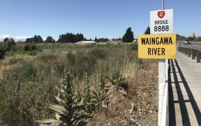 Accompanying picture for Masterton water restriction story. 21.12.20 - Waingawa River
