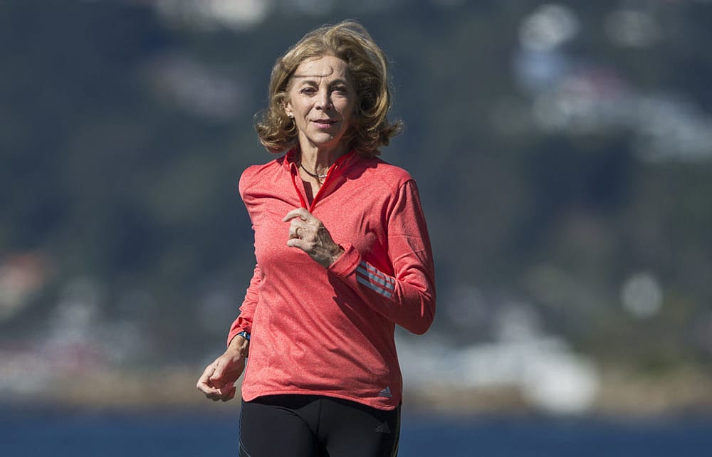 Kathrine Switzer at Scorching Bay