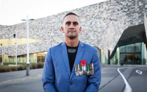 As a recent member of the Armed Forces Tremaine Te Kir  in Christchurch says it is very moving to see so many people make the effort to attend the Dawn Service