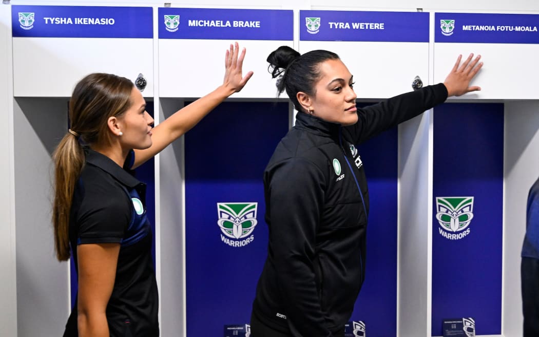 Blessing ceremony for the Warriors NRLW women's team headquarters at Go Media Stadium.