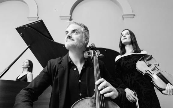 (Left to right) Somi Kim, Ashley Brown, Amalia Hall