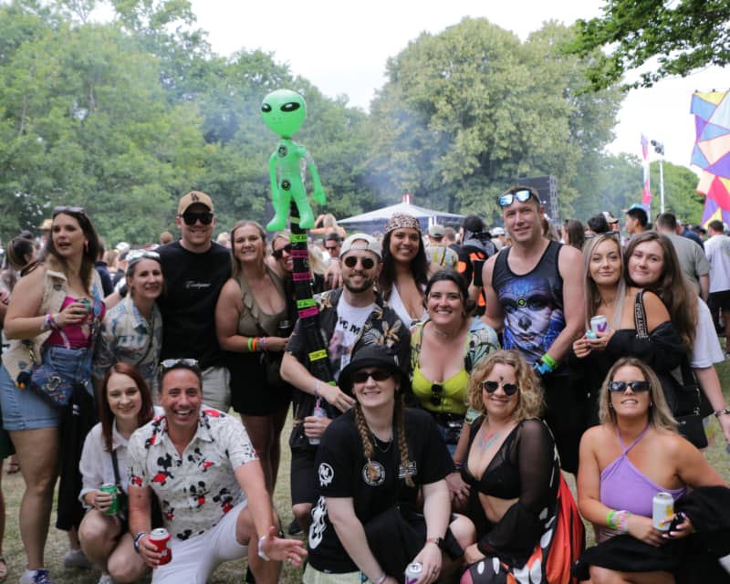 Lakes Festival attendees gather for a picture on 28 December, 2025.