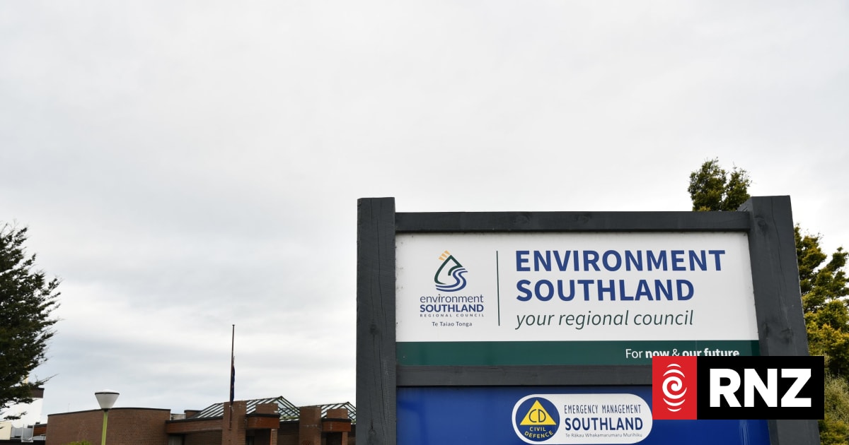 Slink skin factory boss protests outside Southland council over charges