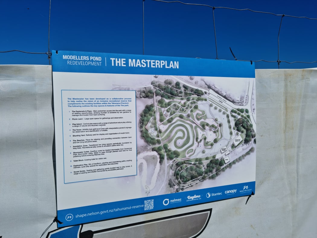 The masterplan for the Modellers Pond redevelopment.