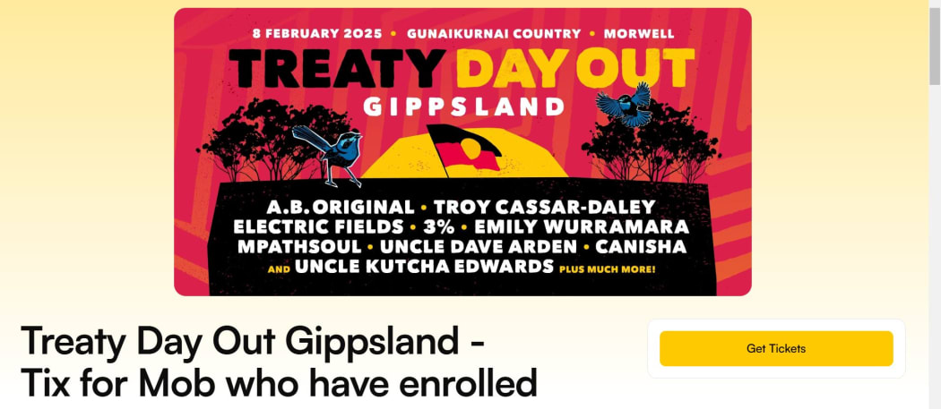 The First Peoples Assembly of Victoria employed tiered pricing for their upcoming event 'Treaty Day Out', offering free tickets to indigenous enrolled in the assembly.