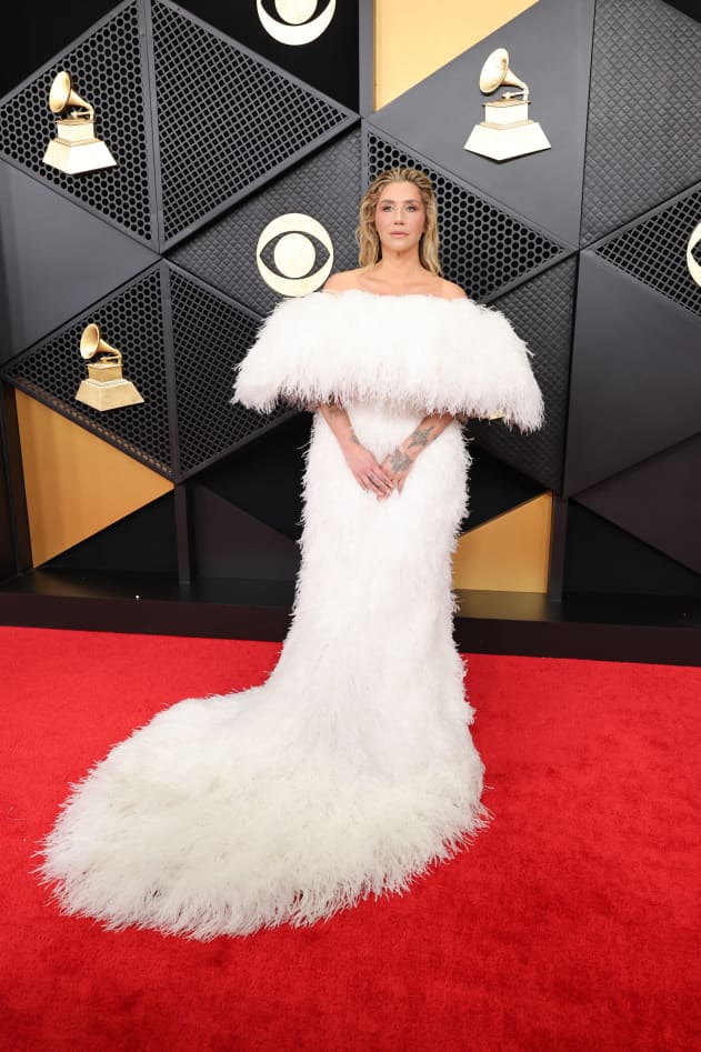 Kesha attends the 68th GRAMMY Awards at Crypto.com Arena on 1 February, 2026 in Los Angeles, California.
