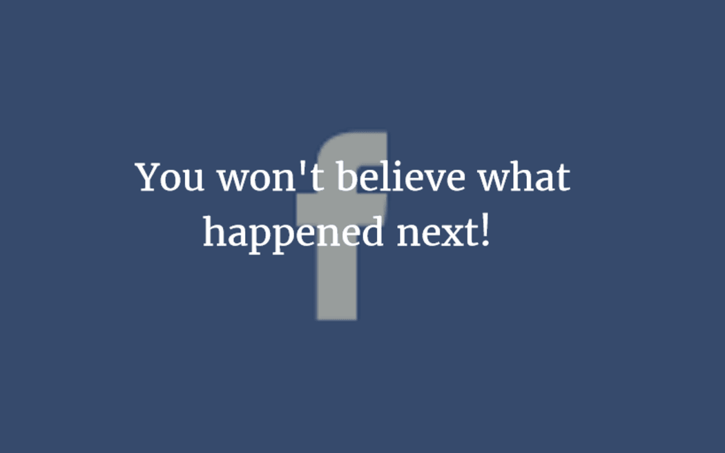 Facebook and Clickbait
