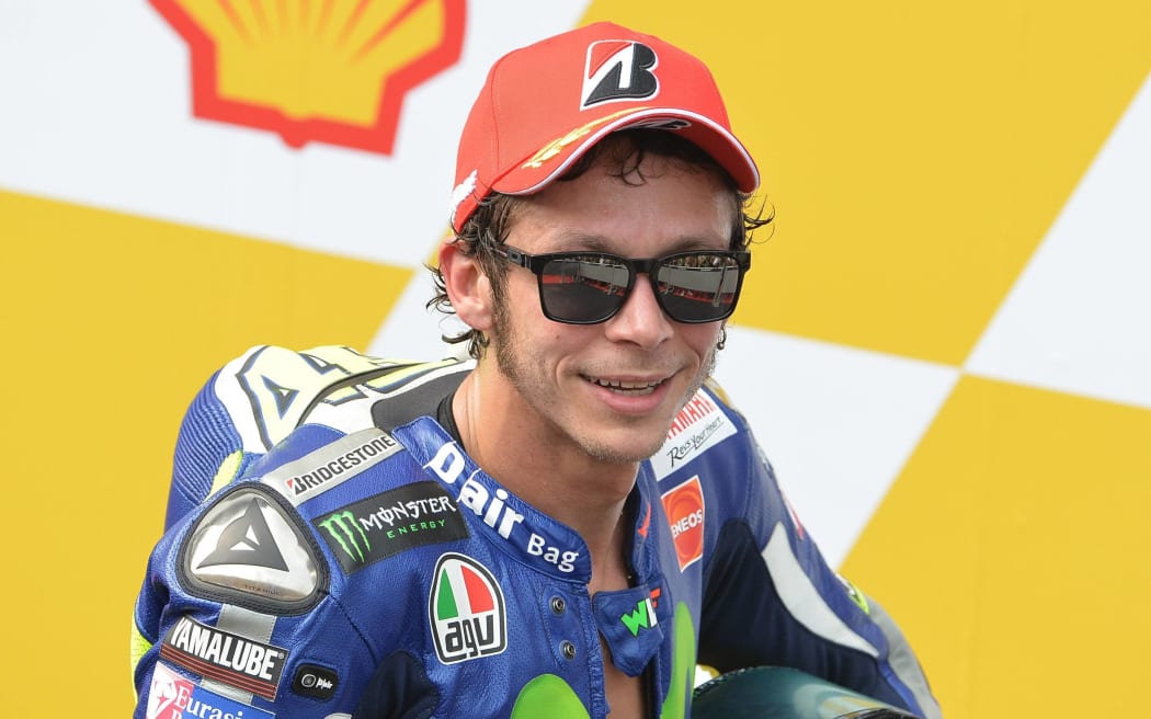 Italian MotoGP star Valentino Rossi