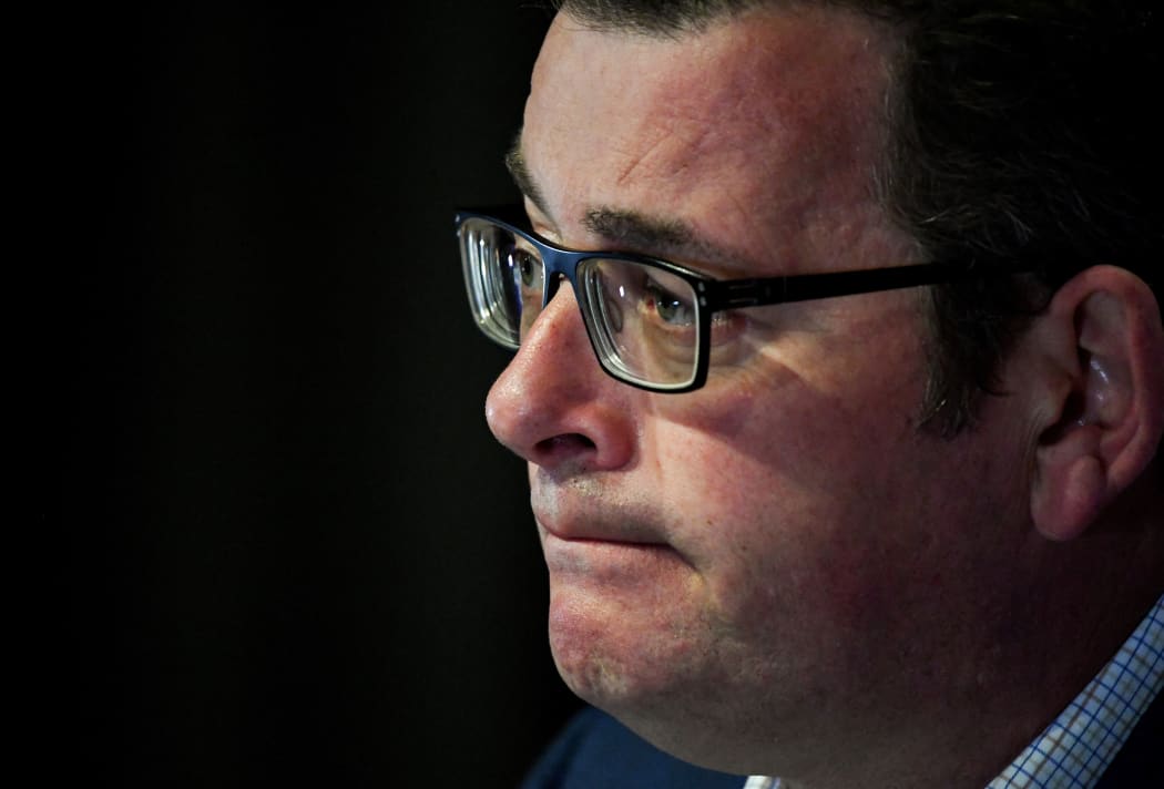 Victoria Premier Daniel Andrews speaks during a press conference in Melbourne on September 26, 2020 as the state government battles criticism of its handling of city's second wave of the COVID-19 coronavirus.