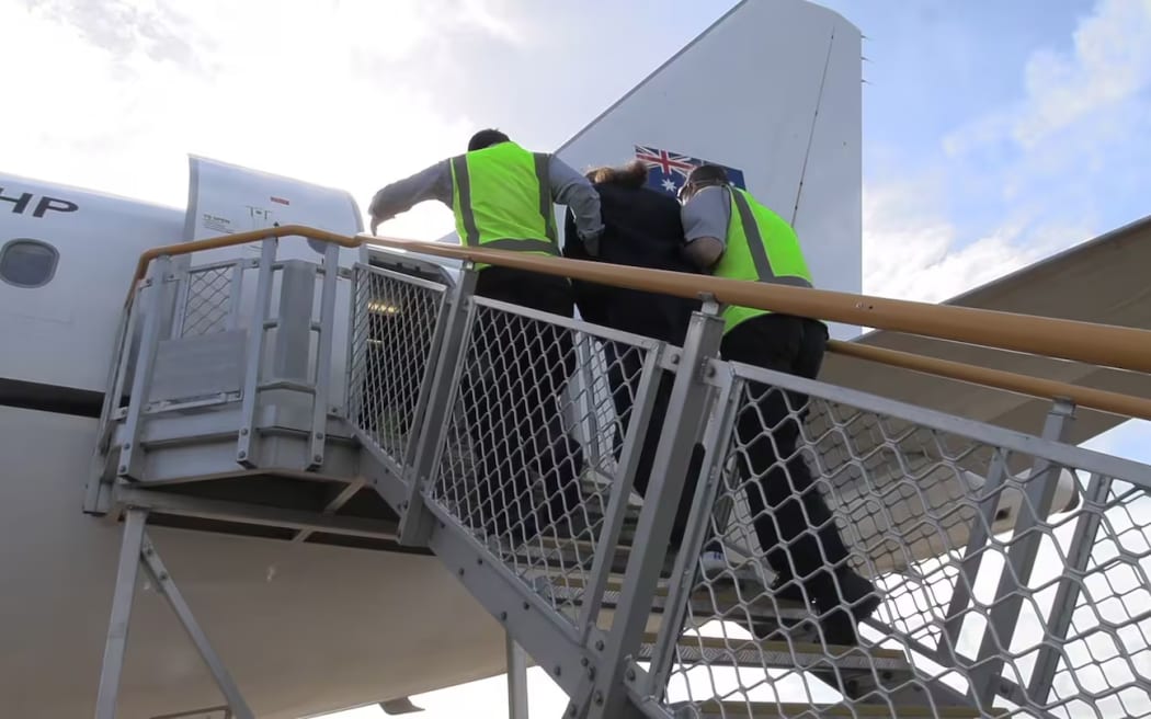 The man, who grew up in Hastings but has lived in Australia since he was 15, is being sent back to New Zealand as a "501" deportee.