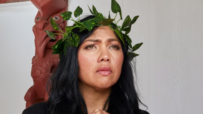 Kristyl Neho in her play Tangihanga