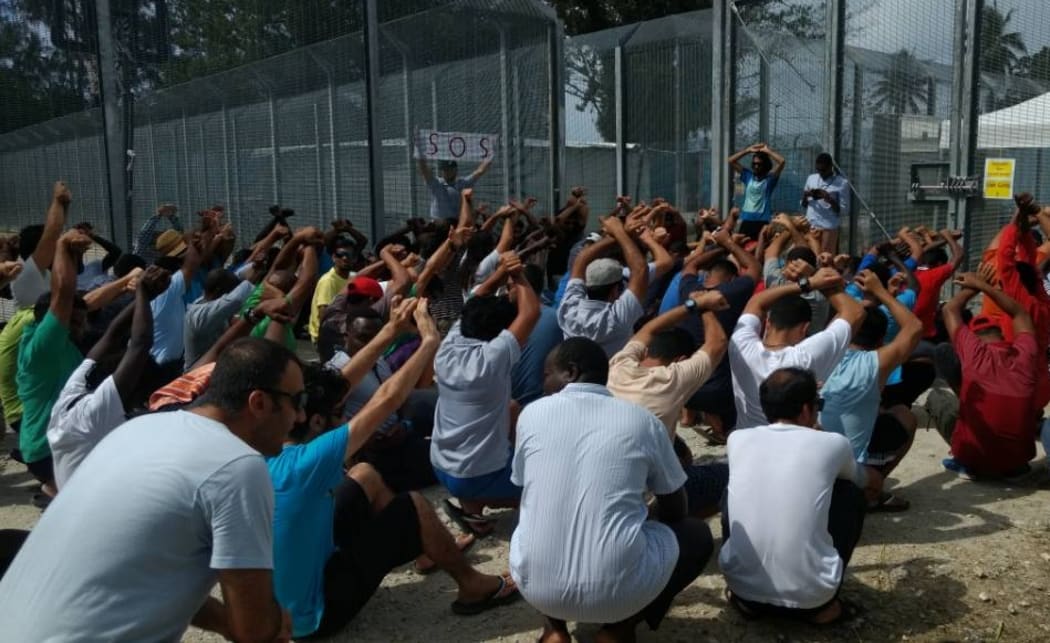 Manus Island protest 21-08-17