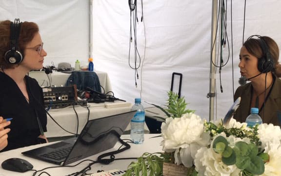 Susie Ferguson and Leigh-Marama McLachlan.