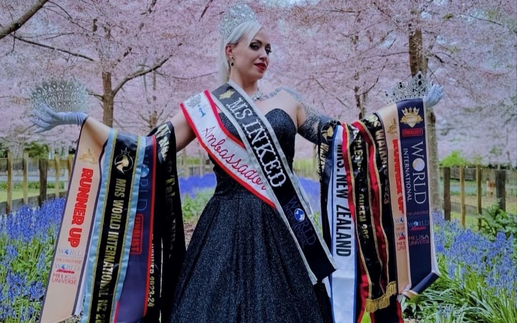 Vannessa Savage-Taranaki has won a number of pageants.