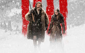 The Hateful Eight: Kurt Russell and Jennifer Jason Leigh.