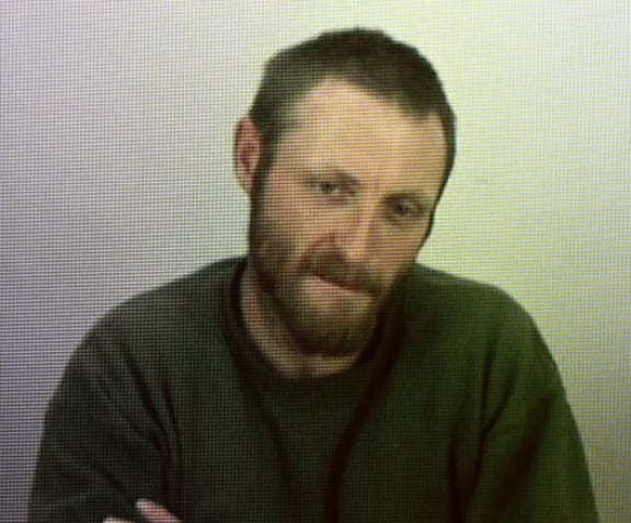 John Collins, the man accused of murdering Brent Andrew Bacon in Waitati, north of Dunedin, in February 2019.