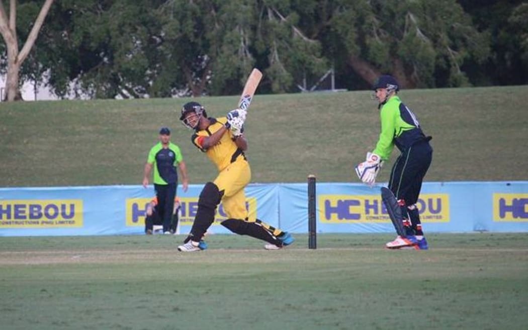 PNG take on Ireland in a T20 International in Townsville.