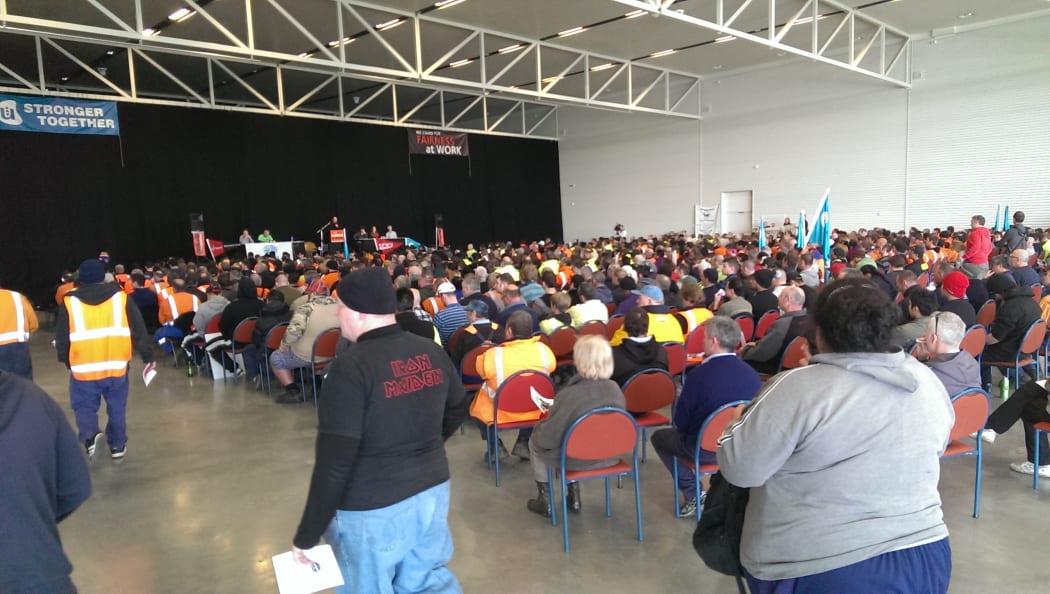 One thousand Christchurch workers gather to oppose Employment Relations Amendment Bill