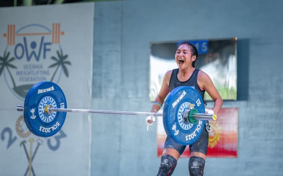 Team Palau’s Jezzlee Baiei