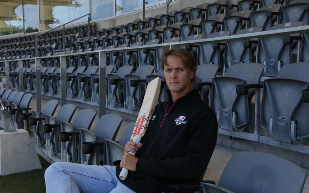 Canterbury opener Rhys Mariu is the top run scorer in this season's Plunket Shield