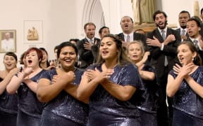 The Graduate Choir NZ in performance