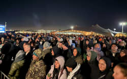 Matariki crowd at Takaparawhau