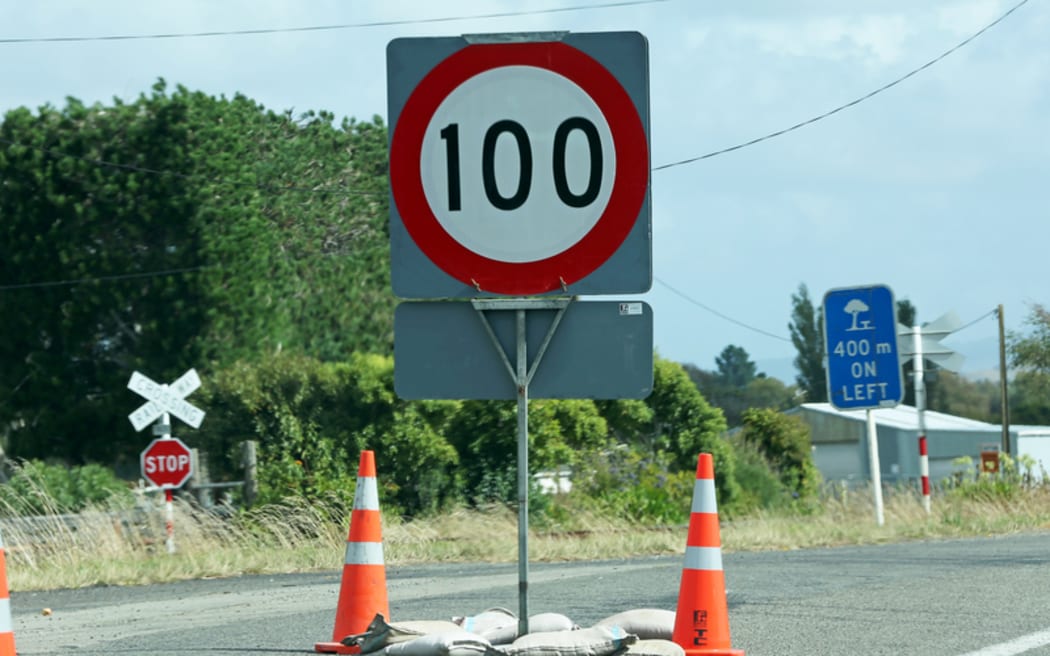 Road sign on the Kapiti Coast.