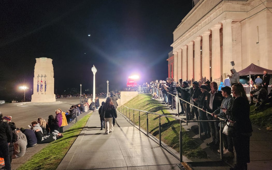 Anzac Day at Auckland War Memorial Museum on 25 April 2025.