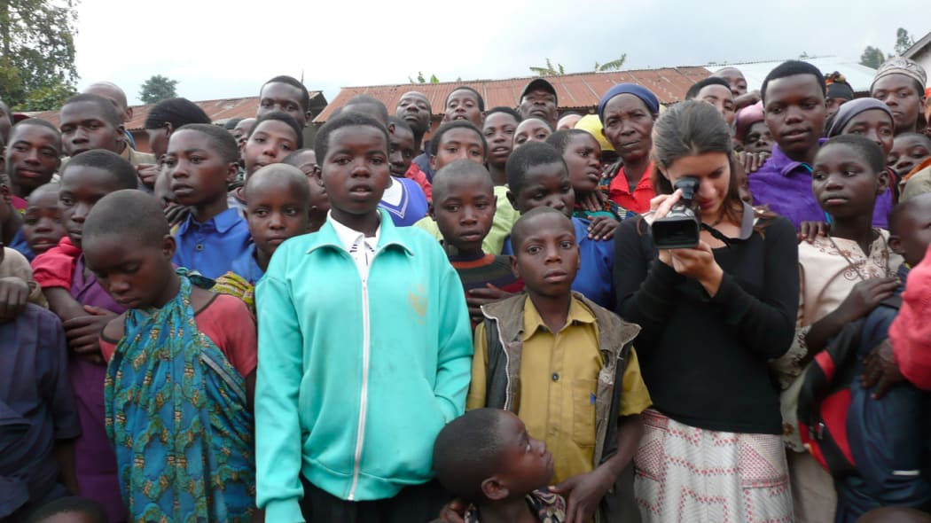 Charlotte Hayes in Rwanda