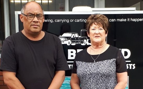Shirley Aro and her business partner Alex Puri