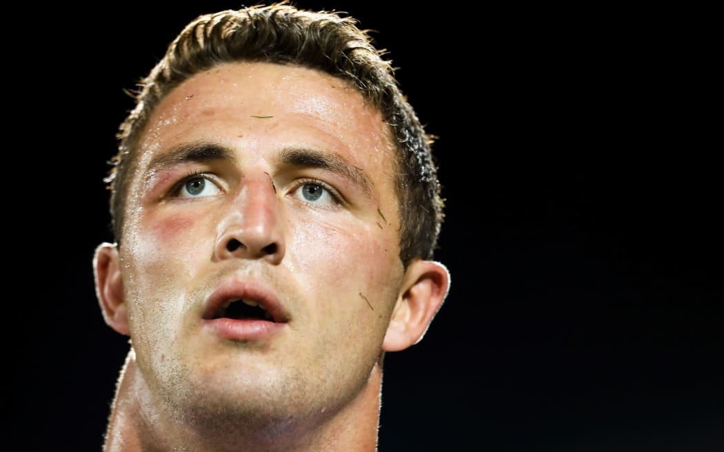 Picture by Mitch Cameron/SWpix.com - 06/05/17 - Rugby League - 2017 Pacific Test - England VS Samoa - Campbelltown Sports Stadium, Campbelltown, Sydney Australia - Sam Burgess