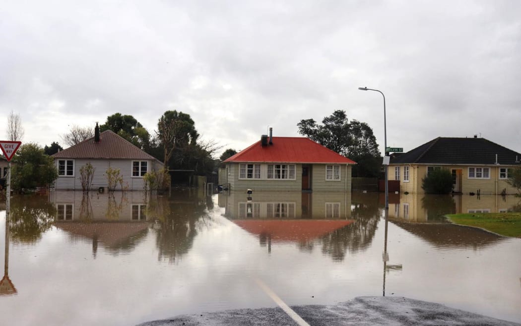 Westport Floods photographed by Anita O'Brien