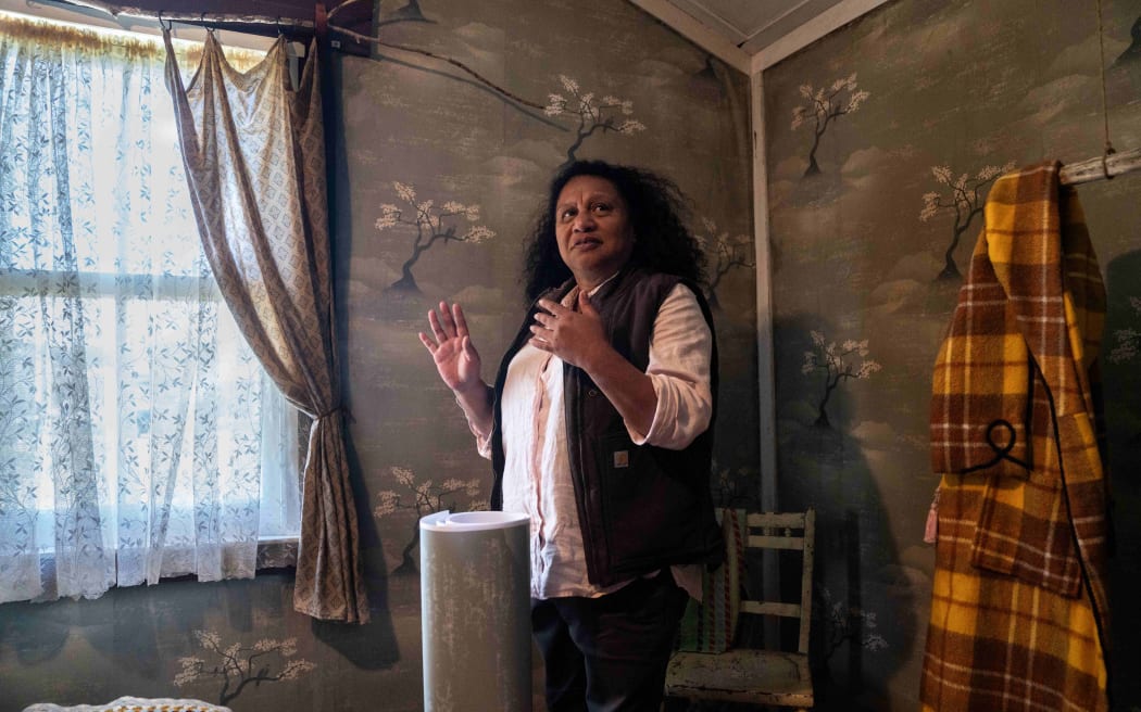 Kath Akuhata-Brown (Ngāti Porou), director of 'Kōkā' that follows the journey of two wāhine - a kuia named Hamo and a troubled young woman, Jo - who form an 'unlikely' bond on a road trip across Aotearoa.