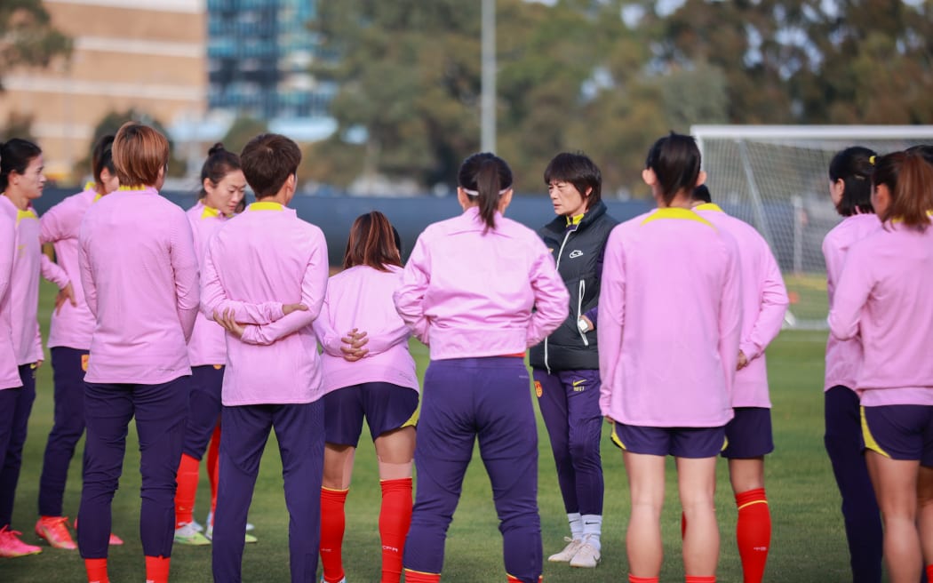 Chinese FIFA team coach Shui Qingxia.