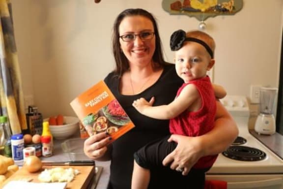 Kimberley Manning with daughter Fleur