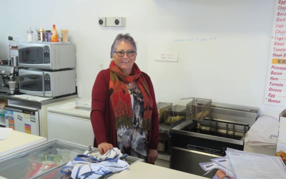 Glenise Day was the first Chatham Islander to get the Covid-19 vaccine. She runs a local cafe as well as leading the local St John Ambulance team