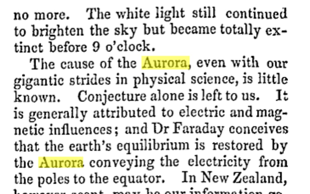 An excerpt from a newspaper.