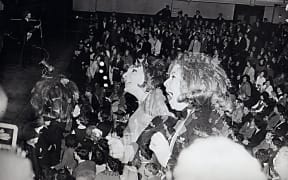 The Beatles fans in Dunedin 1964.