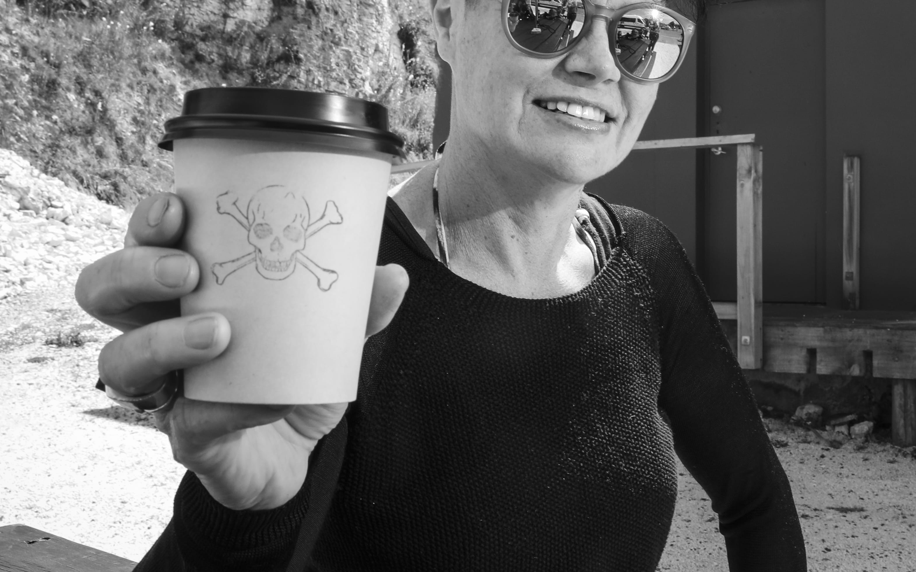 Sharon Rayner, owner/operator of The Cafe Cart in Kaikoura. Sharon and her team were a hub for residents, tourists and recovery crew during the aftermath of the quake.