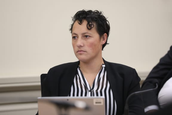 Labour MP Kiri Allan listening to evidence in Select Committee