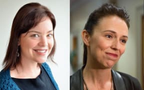 Julie-Anne Genter and Jacinda Ardern.