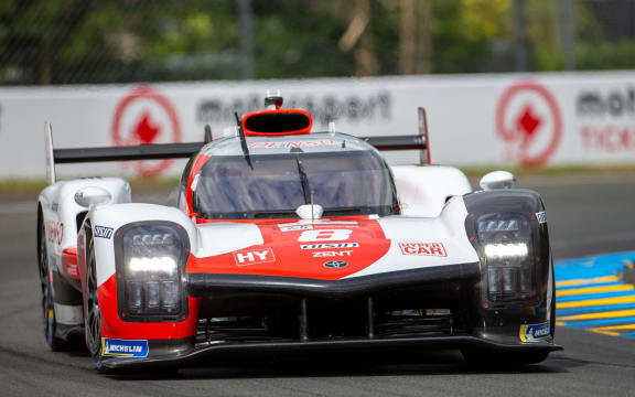 Sebastian Buemi, Kazuki Nakajima, Brendon Hartley, Team TOYOTA GAZOO Racing, TOYOTA GR010 Hybrid car, HYPERCAR Class, during the practice session of the 24 Hours of Le Mans  race on 21st of AUGUST.