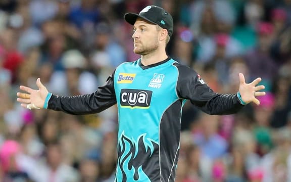 Brisbane Heat batsman and former Black Caps captain Brendon McCullum.